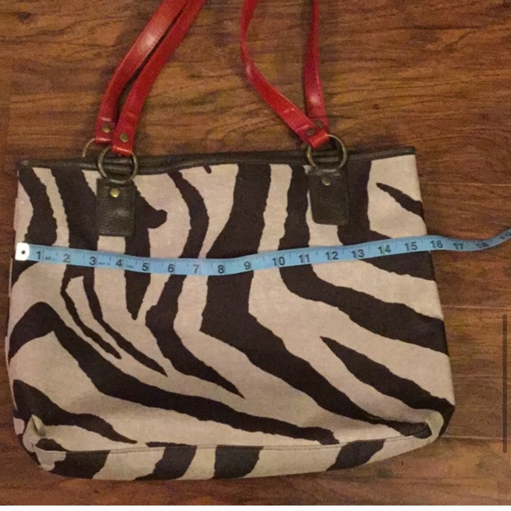 Boutique Zebra Print Tote